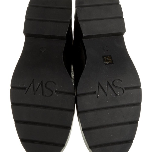 STUART WEITZMAN Mckenzee black combat  boots 37.5 - Picture 4 of 5